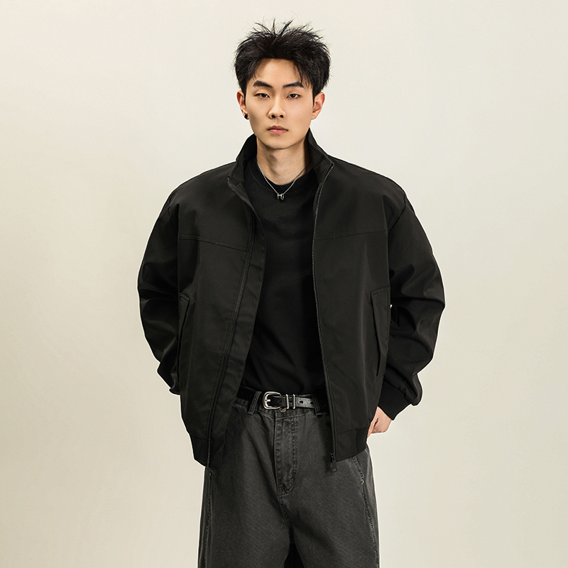 Acarton American-Style Coach Jacket, Three-Proof Stand-Up Collar Jacket, Retro Outdoor Workwear Ma1 Autumn Flight Jacket Acarton American-Style Coach Jacket, Three-Proof Stand-Up Collar Jacket, Retro Outdoor Workwear Ma1 Autumn Flight Jacket
