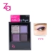 Shiseido Za / Ji Rui Shen Focus Eye Shadow Palette Bốn màu Pearlescent Matte Earth Color Girl Sơ cấp chính hãng - Bóng mắt