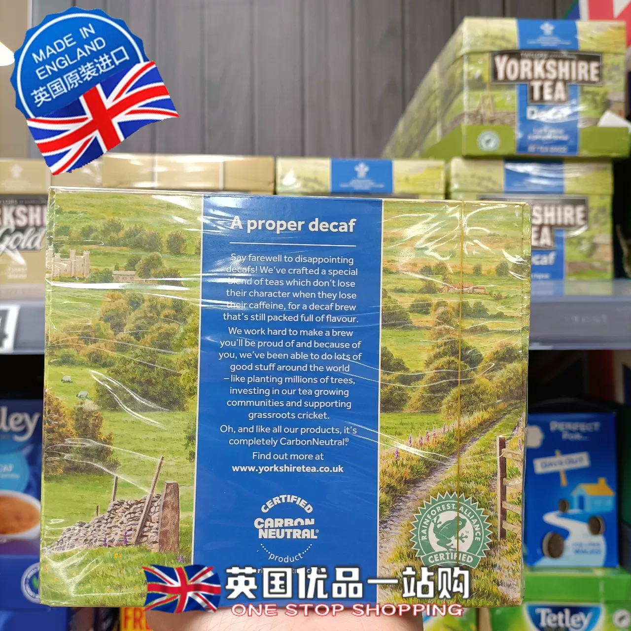 Spot британский оригинальный импортированный Yorkshire Tea Taylor Yorkshire Golden Black Tea glod80 упаковок по 250 г