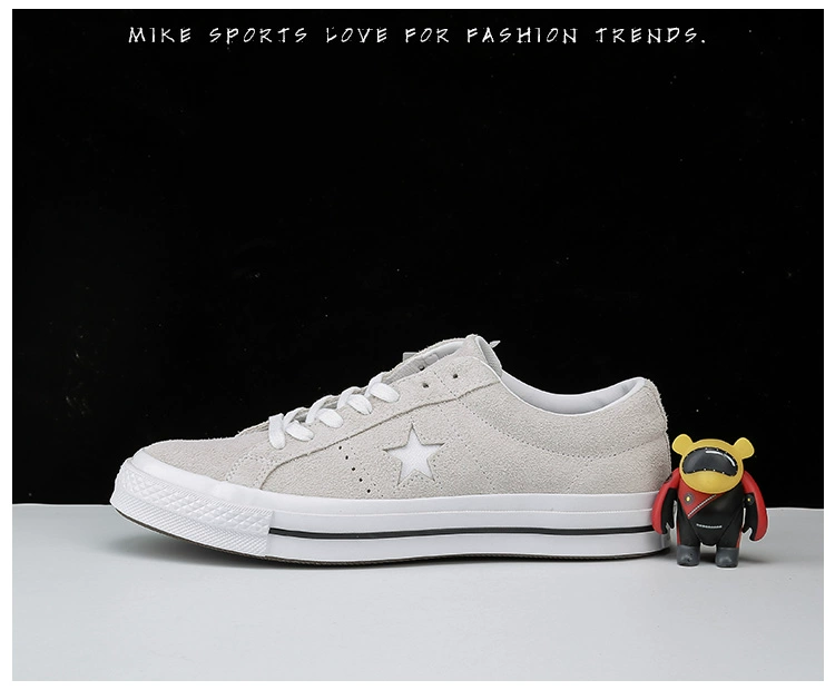 CONVERSE ONE STAR Giày cổ điển cắt lông thấp 161577C 161548C