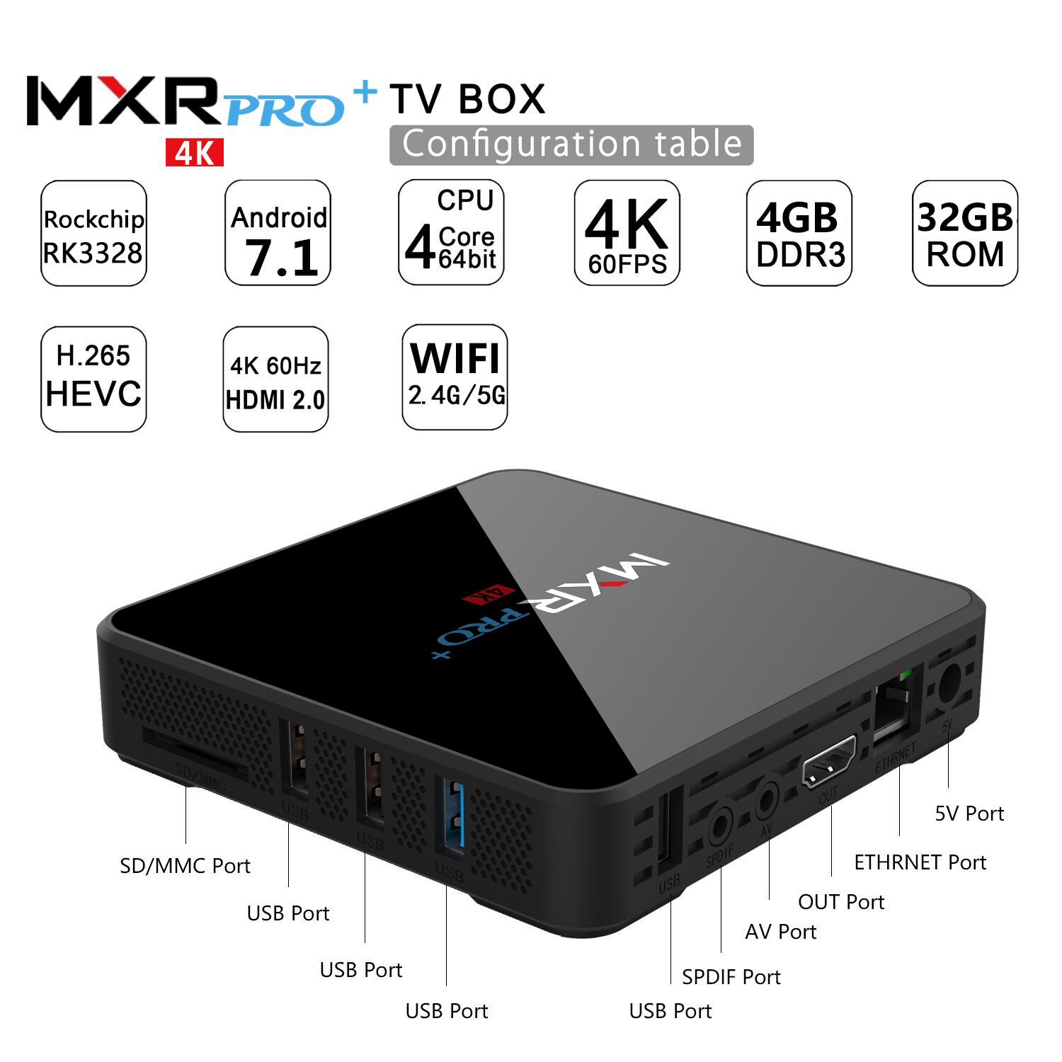 củ phát wifi tp link Mạng thông minh không dây set-top box 4K home wifi TV box HDD player HD player 4G phat wifi