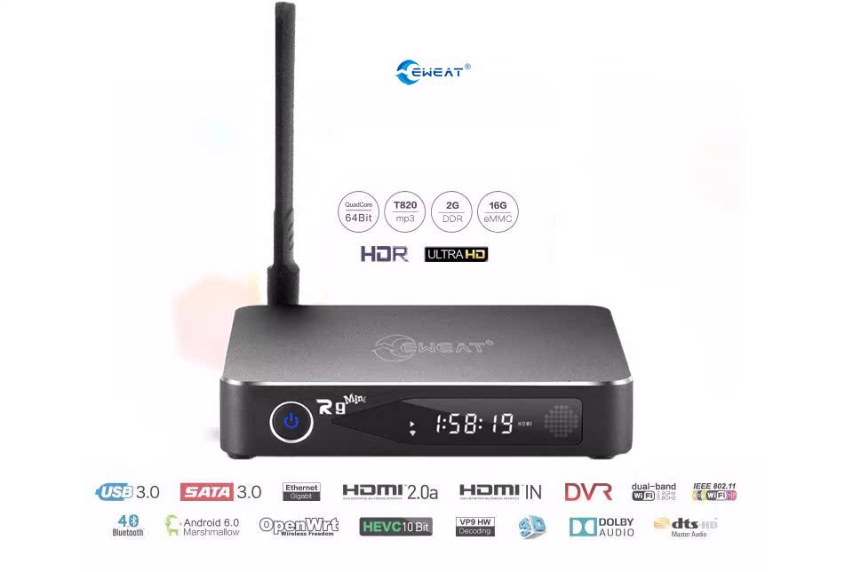 wifi xuyên tường Mạng không dây HD TV top box wifi 4k Blu-ray hdr đĩa cứng Trình phát video 3d modem wifi viettel