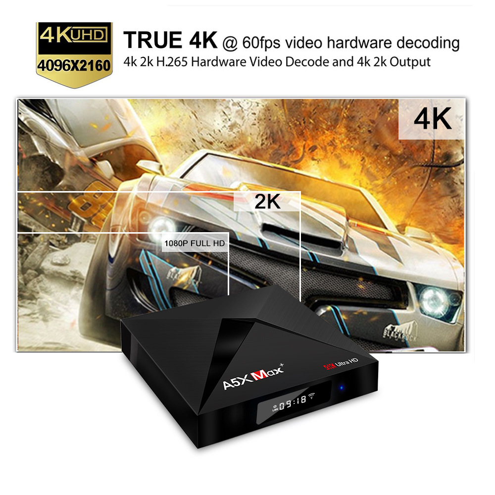máy chiếu giá rẻ 4k không dây HD nhà mạng set-top box lõi tứ Android TV box máy nghe nhạc wifi kich song wifi