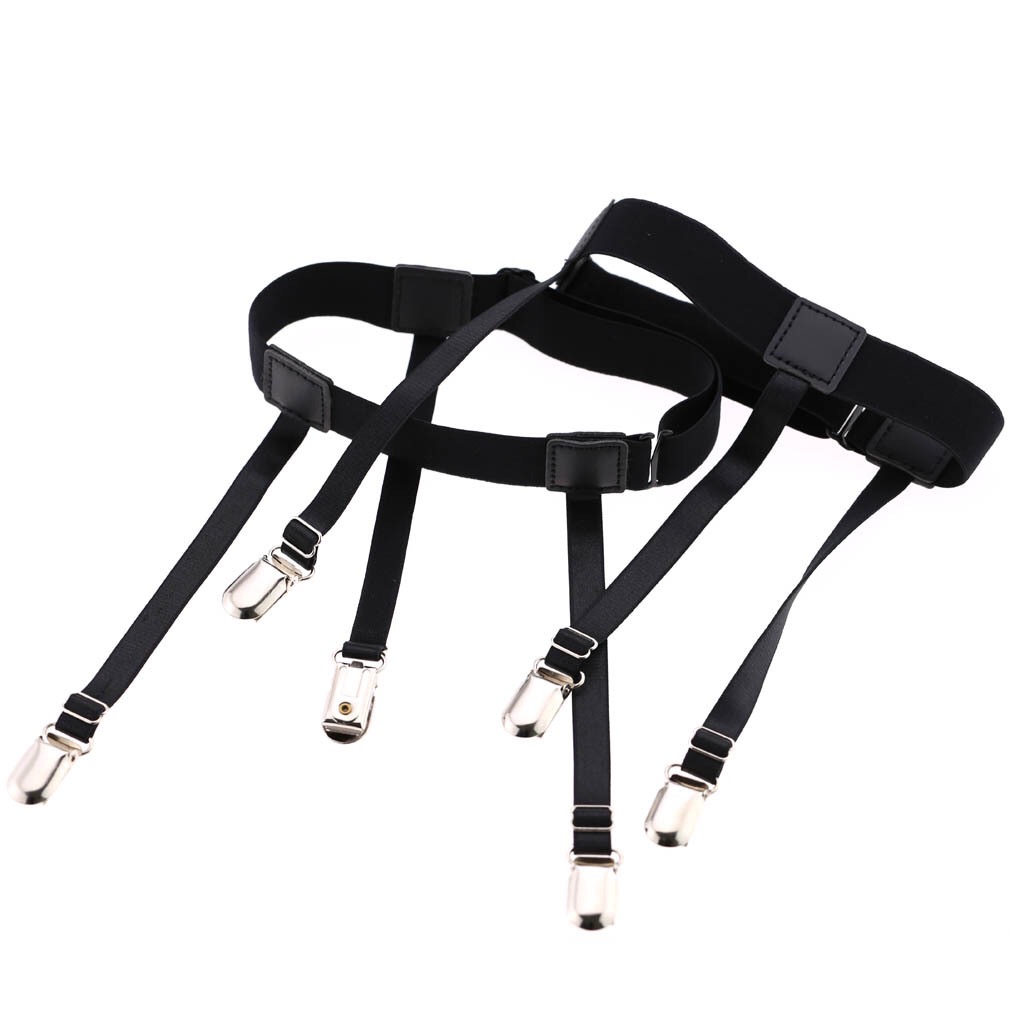 Áo sơ mi nam chống trơn trượt chống trượt giả tạo phù hợp với áo sơ mi unisex chống nhăn vòng đùi nịt tất nam