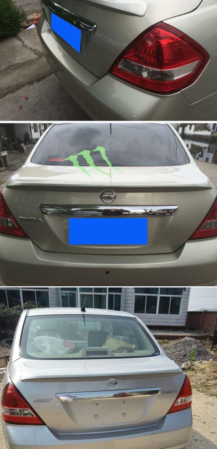 Áp dụng cho việc sử dụng Nissan Tiida cánh gió đuôi xe hơi
