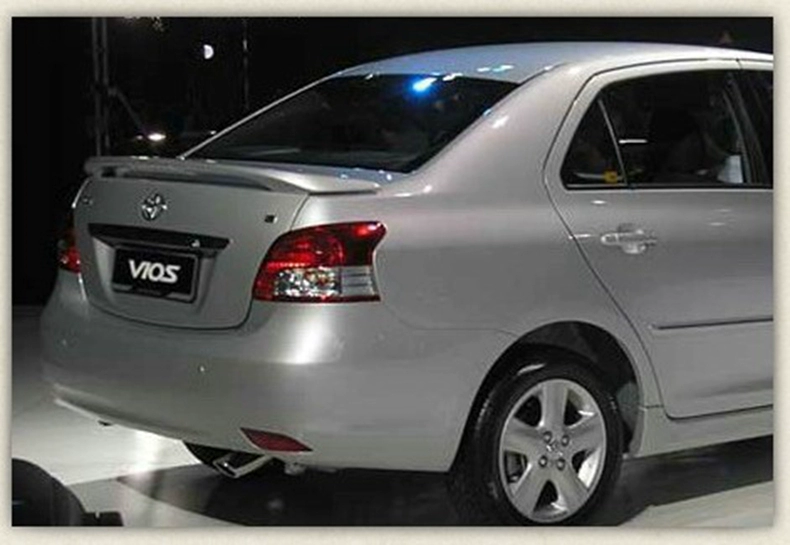 Thích hợp cho cánh đuôi Toyota Vios 08-13 Vios cánh cố định 08-13 Vios sửa đổi cánh - Sopida trên