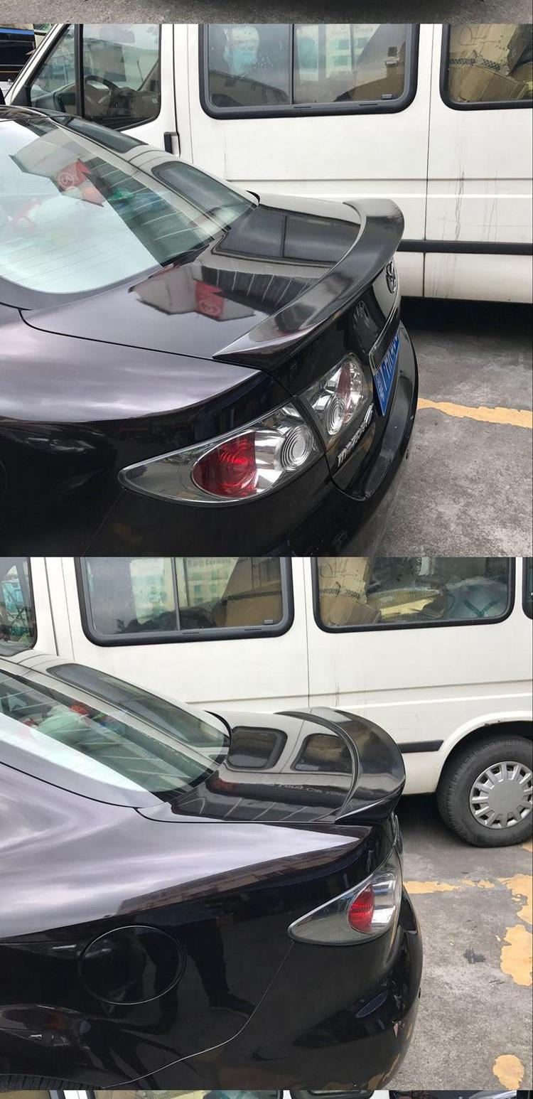 Áp dụng cho Mazda 6 đuôi Mazda 6 sửa đổi cánh đuôi Ma Liu miễn phí đấm đuôi Ma Liu trang trí đuôi cánh lướt gió civic