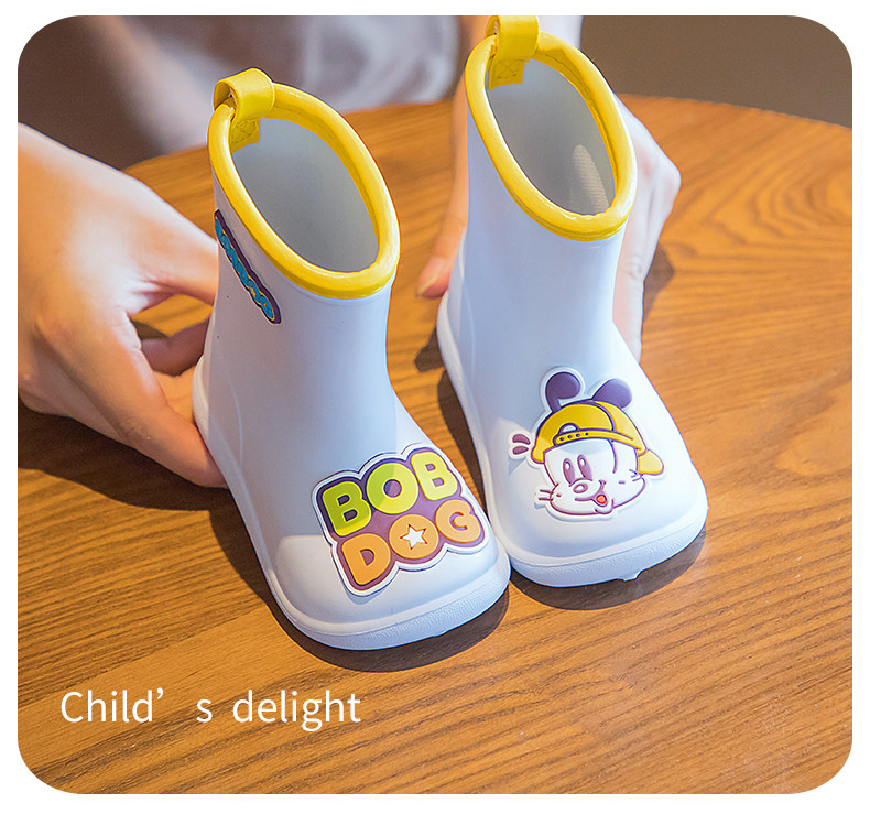 Детский нескользящий флисовый дождевик для мальчиков 