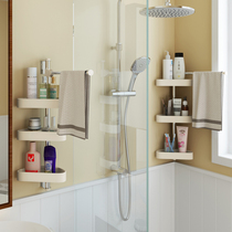Bathroom shelf free punch wall hanging toilet toilet bathroom tripod corner washstand storage rack