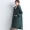 Áo choàng bằng vải áo gió nữ phần giữa 2019 mùa thu phong cách mới áo sơ mi nữ thủy triều rộng kích cỡ áo khoác giản dị - Trench Coat