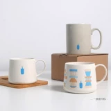 Подлинная синяя бутылка Blue Bott Coffee Steal Coffee Cupecpaning Thermalosulation Ceramic Cup Cup