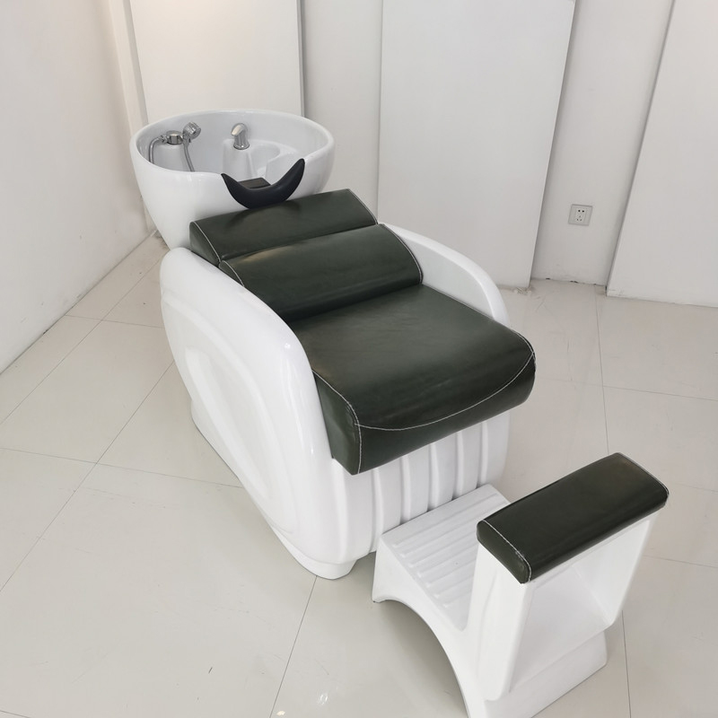 Hairdresseshop washing head flushing water bed Cosmetic Yard head therapy Ear Massage Semi-lying-in-fit water heater multifunction integrated bed