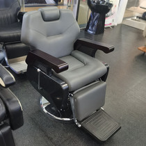 High-end hair salon physiotherapy chair rotatable lifting down net Red Barber chair beauty salon perm chair New