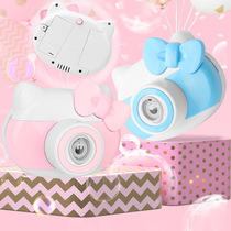 Net Red Identical Small Pig Bubble Camera Bubble Machine Toy Children Fully Automatic No Leakage Electric Adolescent Heart Bubble Gun