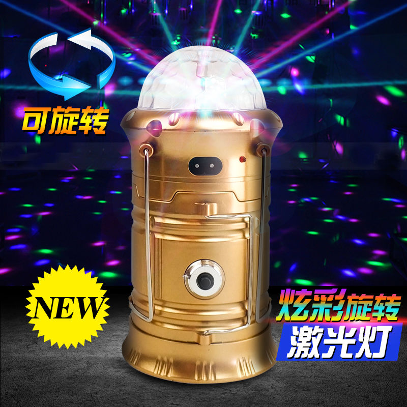 Camping light, solar horse lantern, outdoor ultra-long battery life, rechargeable tent atmosphere light, emergency headlight, flashlight, powerful l