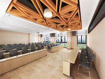 Glass fiber sound-absorbing body suspension space sound-absorbing body hanging ceiling decoration material thermal insulation heat insulation