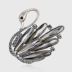 Trâm Corsage Pin Hàn Quốc Dễ thương Little Swan Đơn giản Sang trọng Khí quyển hoang dã Phụ kiện pha lê Phụ nữ - Trâm cài