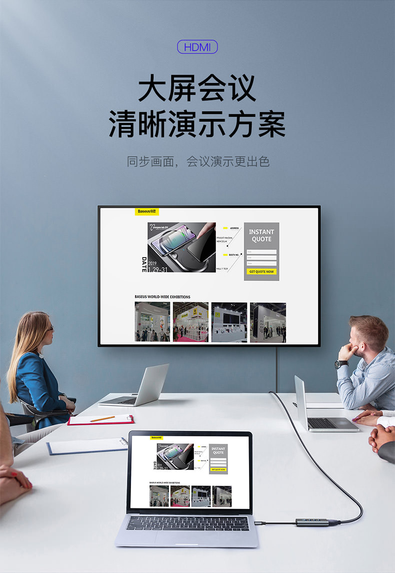 Times nghĩ typec mở rộng của Apple bến MacBookPro chuyển đổi Sét USB 3.0 mở rộng Huawei điện thoại di động matebook13 chuyển HDMI typec phụ kiện đa giao diện - USB Aaccessories quạt mini để bàn