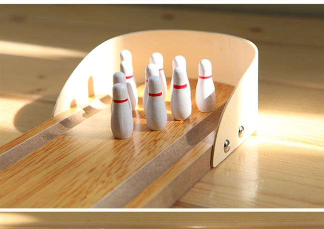 Bowling sáng tạo máy tính để bàn mini đồ trang trí mới lạ kỳ thực tế giải nén giải nén để gửi quà sinh nhật nam và nữ 	bộ bowling vải	