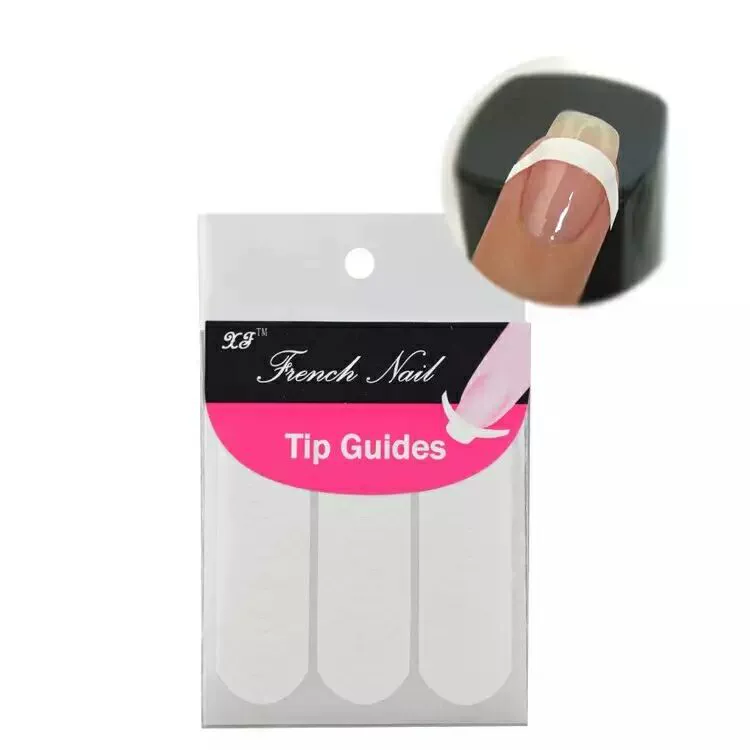 Dụng cụ làm móng Hình dán móng tay kiểu Pháp Smile V-line Wave Line Hình dán móng tay kiểu Pháp 2020 Hot Smile Stickers - Công cụ Nail