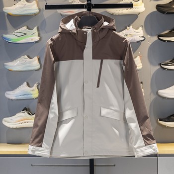 Li Ning Sports Windbreaker Men's 2025 Autumn New Group Purchase Series Water-Repellent Woven Hooded Jacket Afdvc63