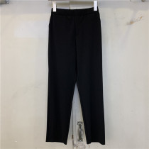 SEAWEN Fall new four sides Roma Bussy Fit Straight Drum Pants SLIM FIT Leg Type Black Smoke Pipe Pants