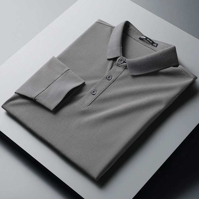 POLO shirt man long sleeve T-shirt fall business uptrend casual turtlenecks pure color inner lap man Rafa Laurenma jersey