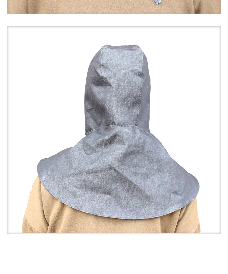 Защитные приспособления для головы 防尘披肩帽牛仔布披风帽男女搬运工作装卸水泥劳保喷漆打磨帽子