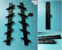 4 inch aluminum-plastic glass louver bracket ventilation external double rod glass partition louver bracket manual