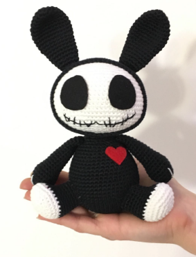 342 Skull bunny rabbit Halloween weaving drawing doll Chinese figure decontrol needle electronic tumulitanism