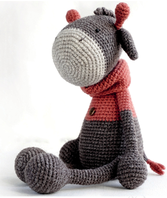 420 Giraffe Woven Drawing Paper Doll Chinese Graphic Hook Needle Electronic Material Course Tutorial