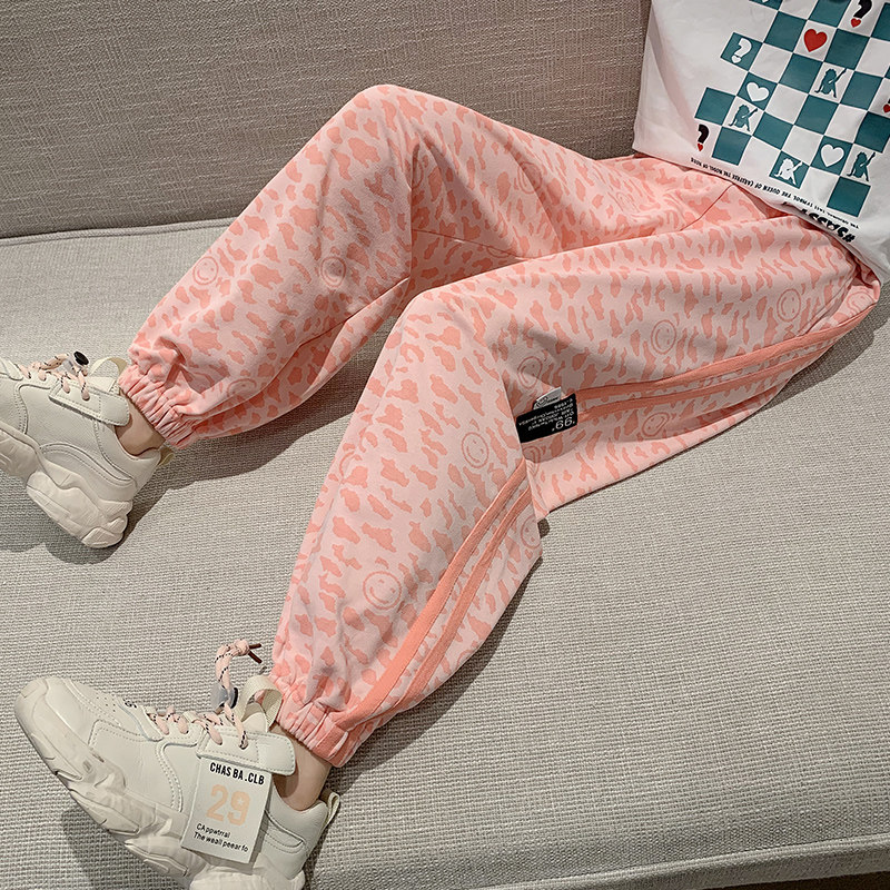 Children's clothing BAO WELN Sport pants 2022 New summer clothing Pants Women Great Boy Children Spring Summer Ocean Pie Loose Pants