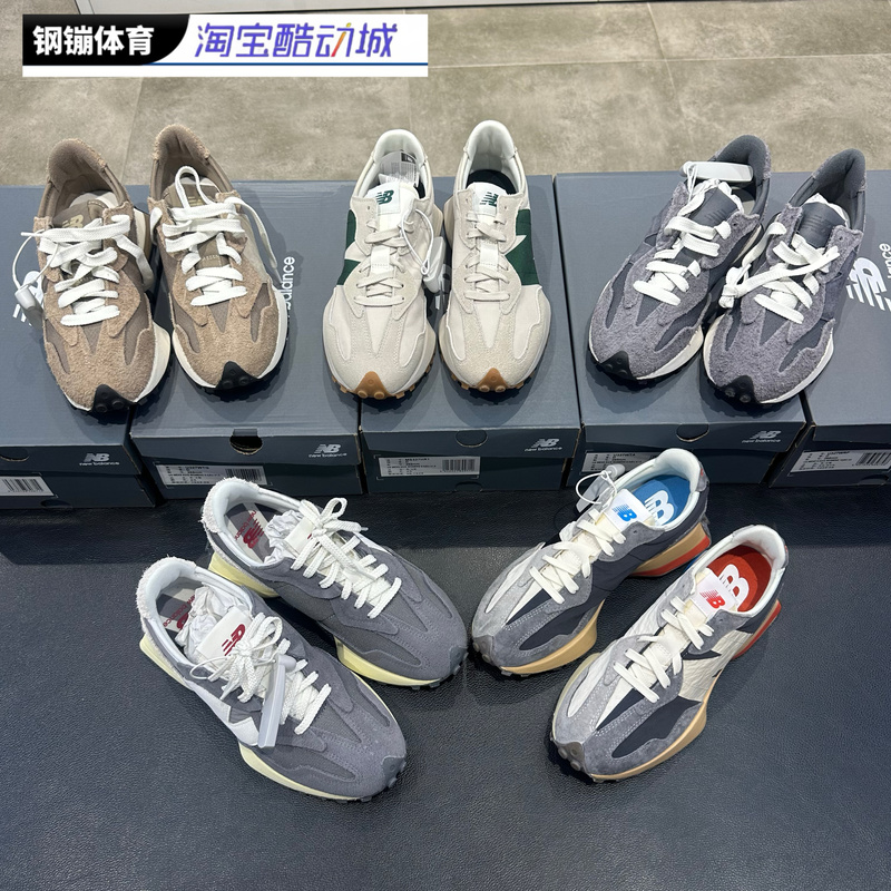 New Balance Nb327 Series, Comfortable Retro Casual Sports Running Shoes for Men and Women, U327Wtg