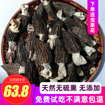 Morchella dry goods special Yunnan specialty nutrition mushroom flagship store fresh mushroom 50g non-wild 500