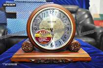 RHYTH Japan Lisheng table clock solid wood classical living room office entrance luxury timekeeping CRH172