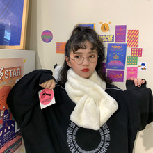 【今年超火哒】韩版可爱毛绒纯色围脖围巾