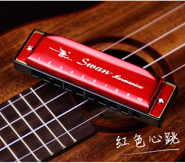 Âm nhạc cao cấp 10 lỗ blues hòa tấu nam c điều chỉnh trẻ em mới bắt đầu học sinh blues nhạc cụ mười lỗ nhỏ nhập cảnh - Nhạc cụ phương Tây đàn guitar yamaha