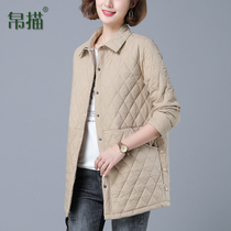 Winter clothing clip cotton linen dress women wear 2021 new light slim small cotton padded jacket autumn winter 100 lap cotton clothing cotton first winter jacket