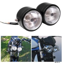 Retro motorcycle accessories modified double lights Harley Prince CG125 modified headlight dual headlights