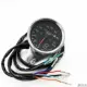 Xe máy GN125 CG125 retro sửa đổi dụng cụ đo mét mét LED đo đường màu đen với hiển thị tập tin - Power Meter mặt đồng hồ xe sirius