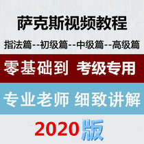 Saxophone video tutorial Self-study video Full set of zero-based introductory to junior high school advanced Saxophone video courses