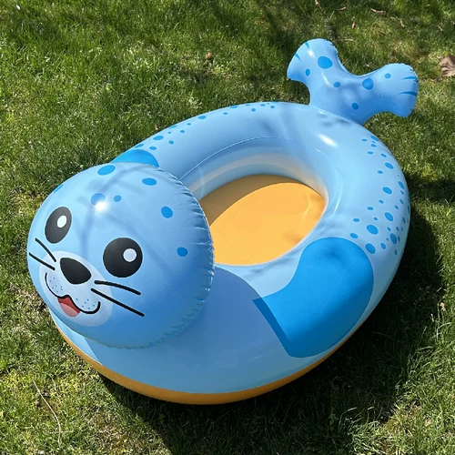 Надувная лодка, плавательный круг, водный надувной самолет для игр в воде