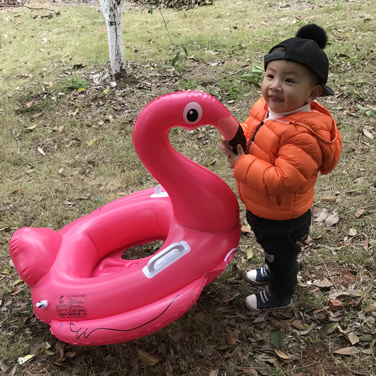 Special price treatment Firebird sitting on child water sitting circle baby floating boat Lifebuoy floating ring seat ring inflatable toy