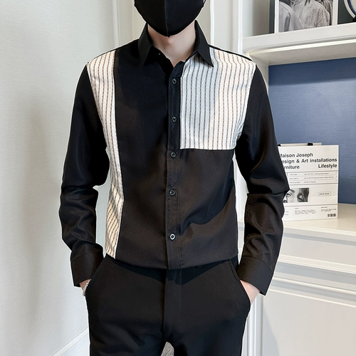 Мужская весенняя осенняя рубашка для отдыха