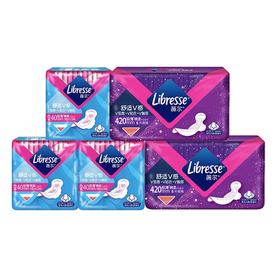 薇尔极薄日夜卫生巾组合装56片