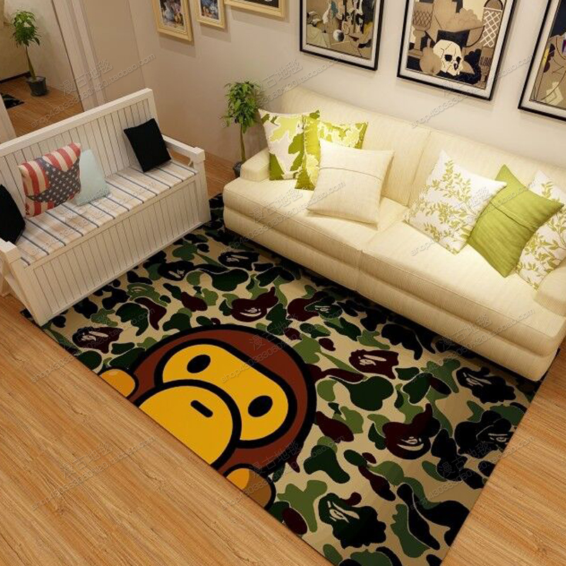 trendy living room kaws carpet bedroom bedside blanket personality bla coffee table mat cloakroom tide brand floor mats can be customized