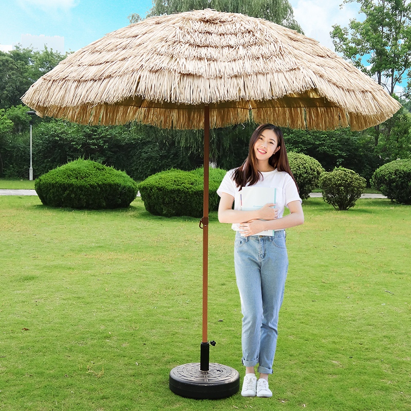 Large Outdoor Sunshade Umbrella, Folding Sun Umbrella, Beach Umbrella, Straw Umbrella, Thatch Umbrella, Scenic Area Villa Umbrella, Rain Umbrella, Garden Umbrella