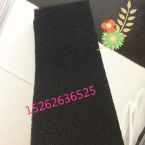 Hot selling coarse hole activated carbon sponge YF honeycomb activated carbon cotton paint waste gas treatment activated carbon filter sponge