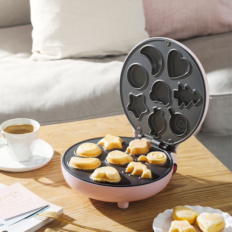 Small Bear Multifunction Electric Cake Pan Domestic Waffle Machine Cake Machine Egg Roll Egg Paparazzi Pancake Pan Fully Automatic Mini