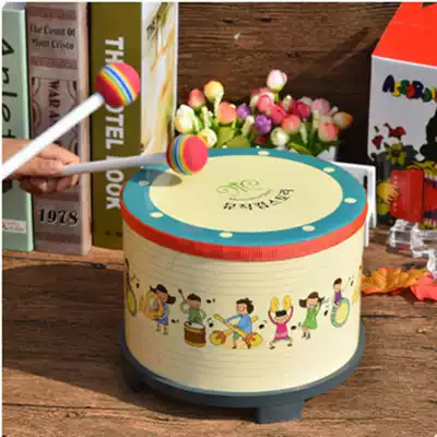 Baby hand drum music educational toy baby child hand beat drum drum 0-1-2-3 years old early education tambourine